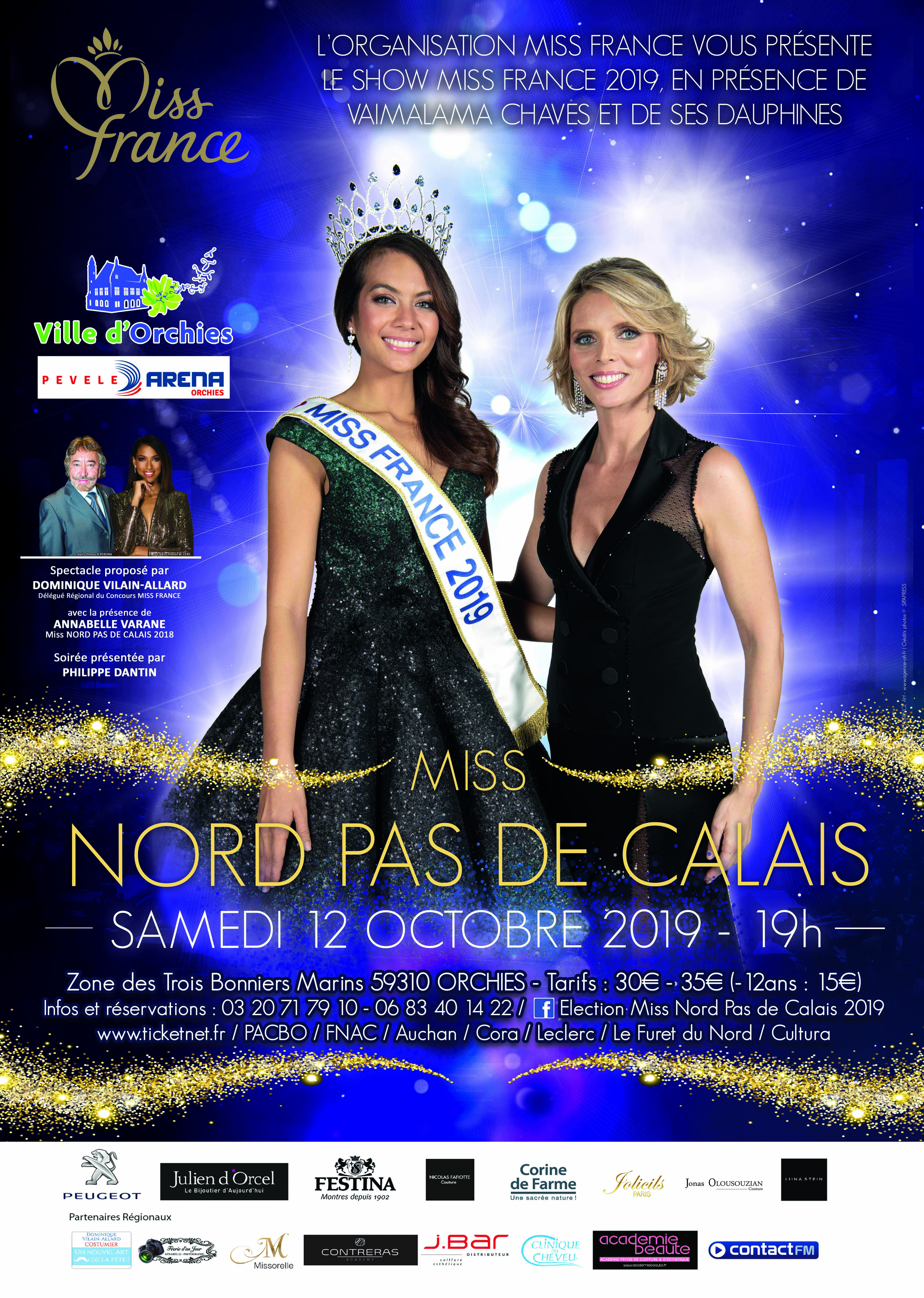 Election Miss Nord Pas de Calais 2019