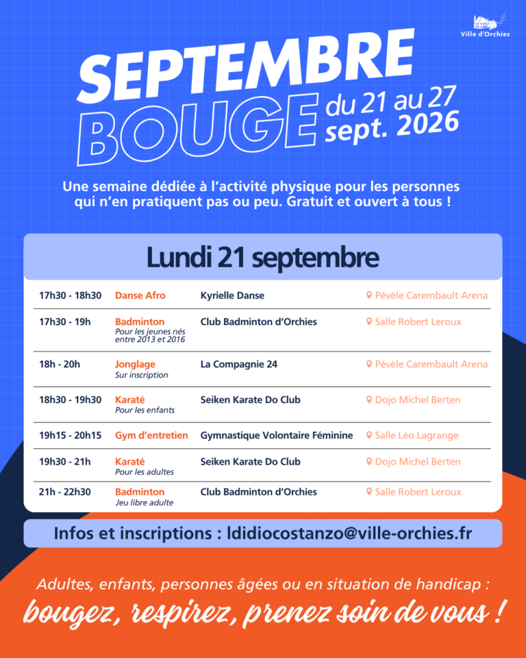 septembre bouge - lundi